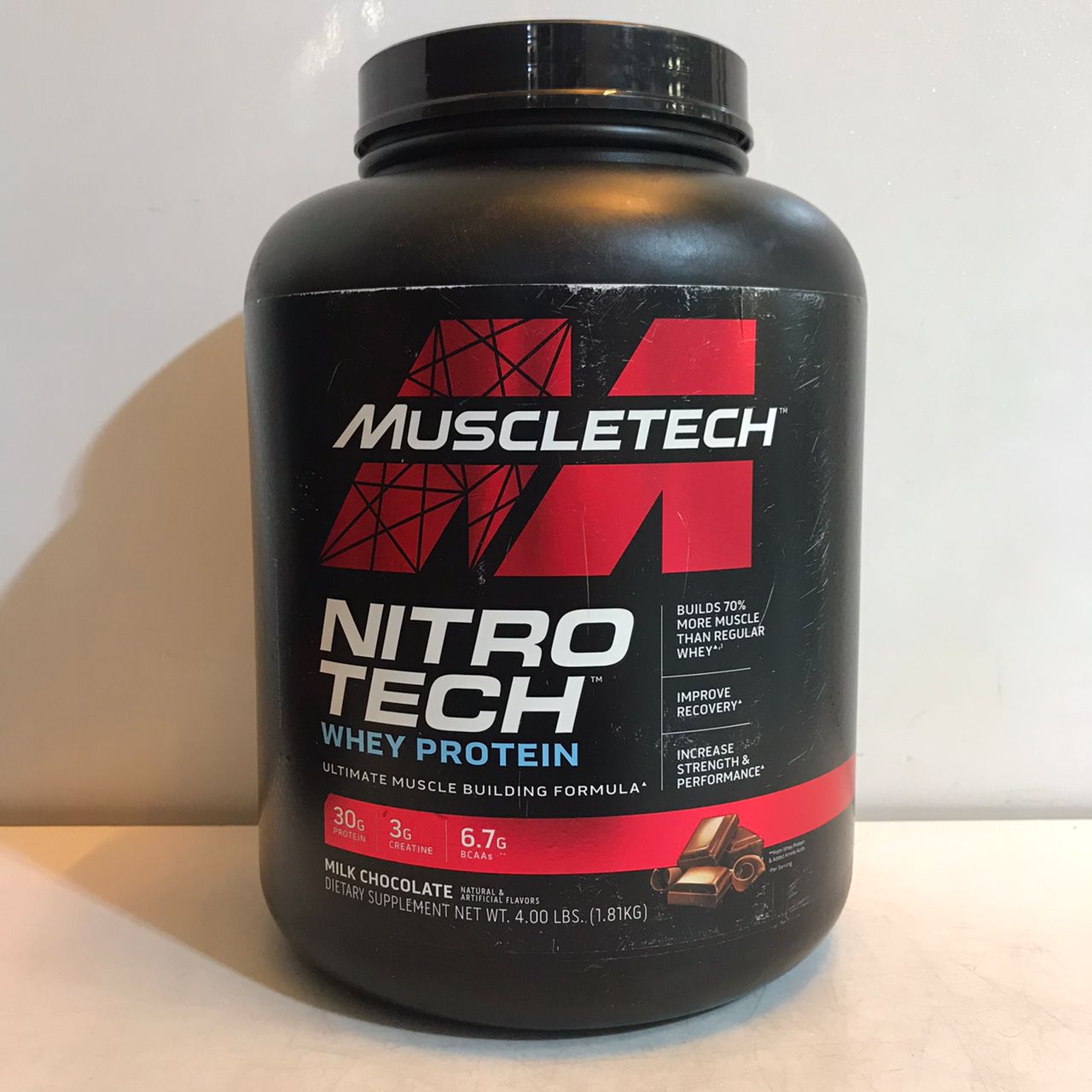 وی پروتئین نیتروتک 1.8 کیلو ماسل طرح جدید ۲۰۲۵ ( همراه چک کد استعلام اصالت)