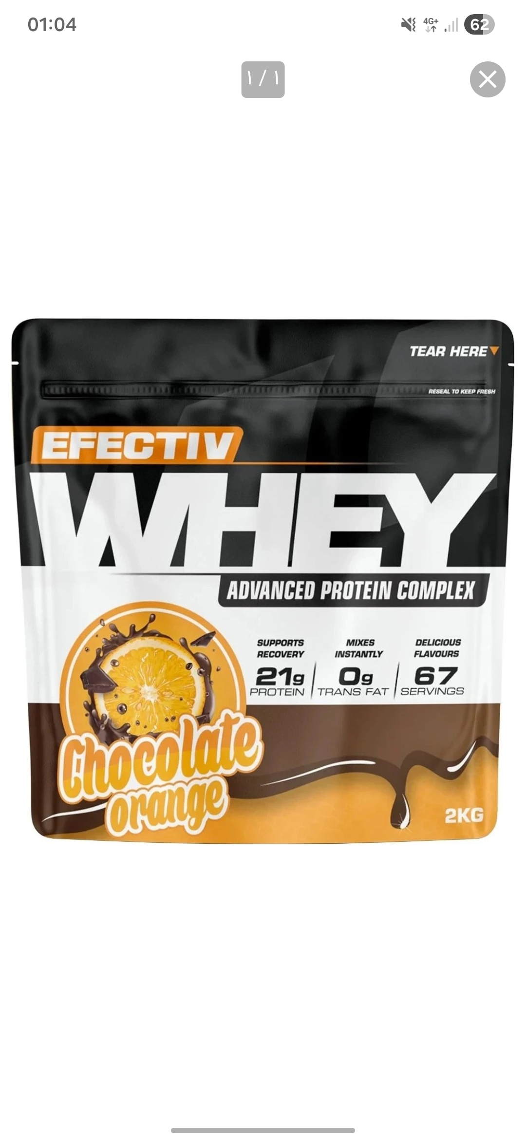 پروتئین وی افکتیو ۲ کیلوگرم (اورجینال با ضمانت اصالت)