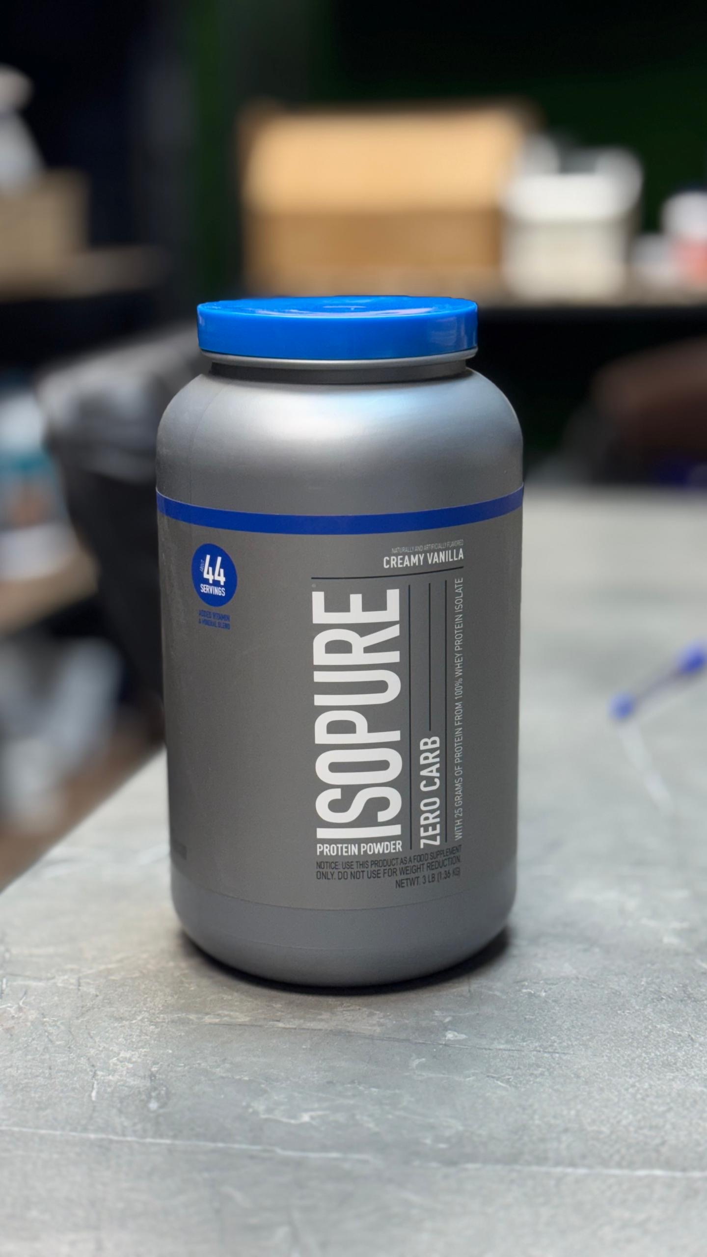 پروتئین وی ایزوله زیرو کرب ایزوپیور جی ان سی ۱.۳۶۰ کیلوگرم - Isopure, Zero Carb, Protein Powder