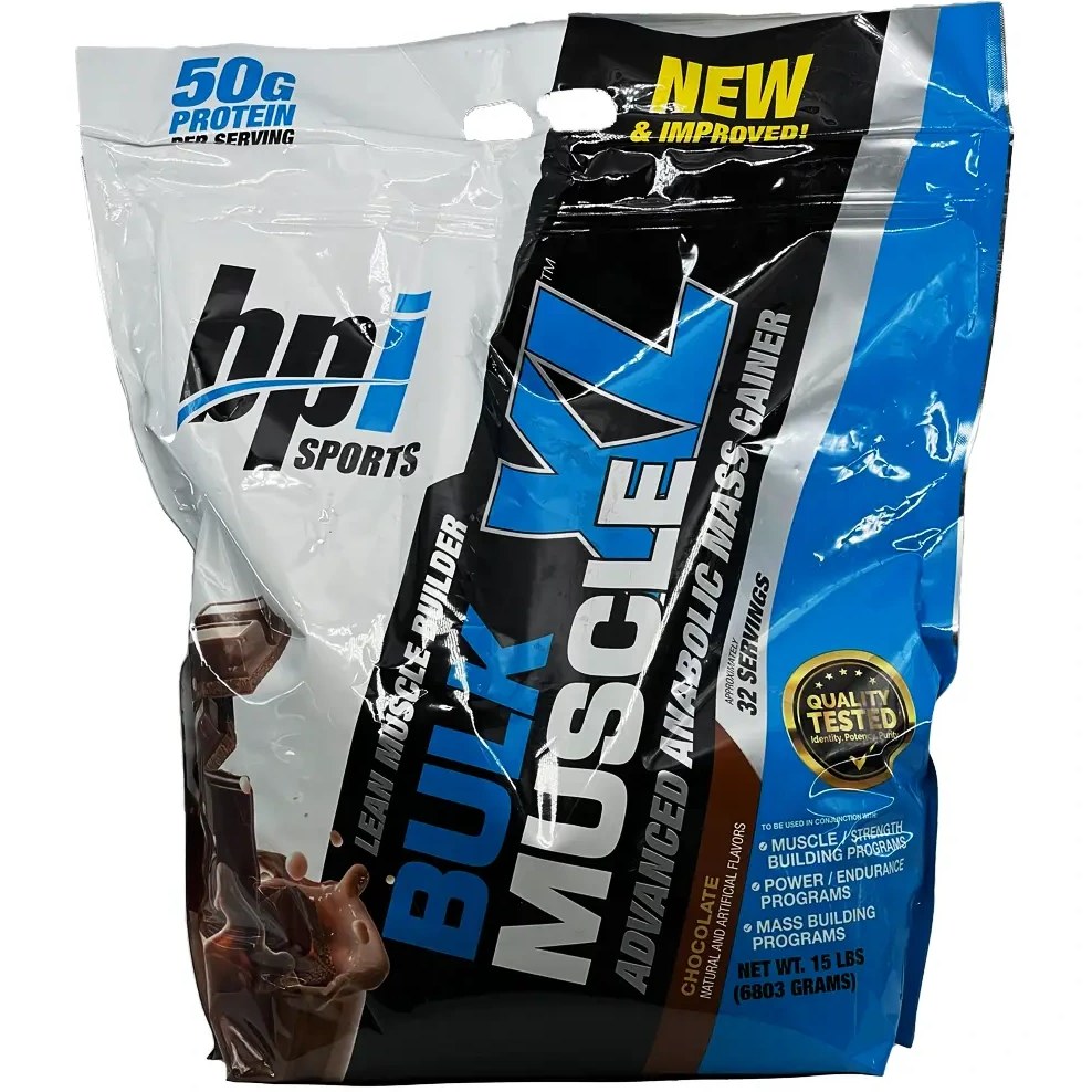 مس گینر ۶/۸ کیلوگرم بالک ماسل بی پی ای آمریکا (اورجینال) سری جدید - انقضا بالای ۲ سال |  BULK MUSCLE XL BPI