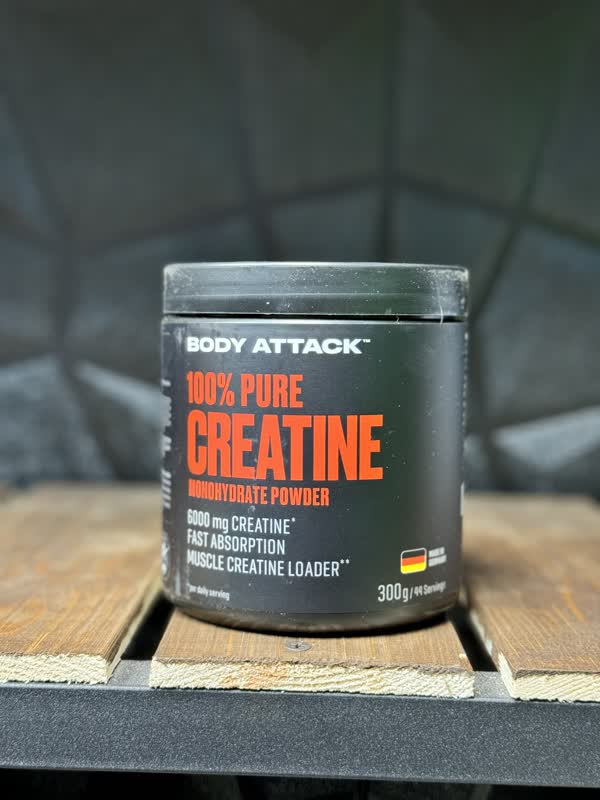 کراتین 100% پیور بادی اتک آلمان اورجینال (انقضا ۲۰۲۶ ) - CREATINE 300G BODY ATTACK