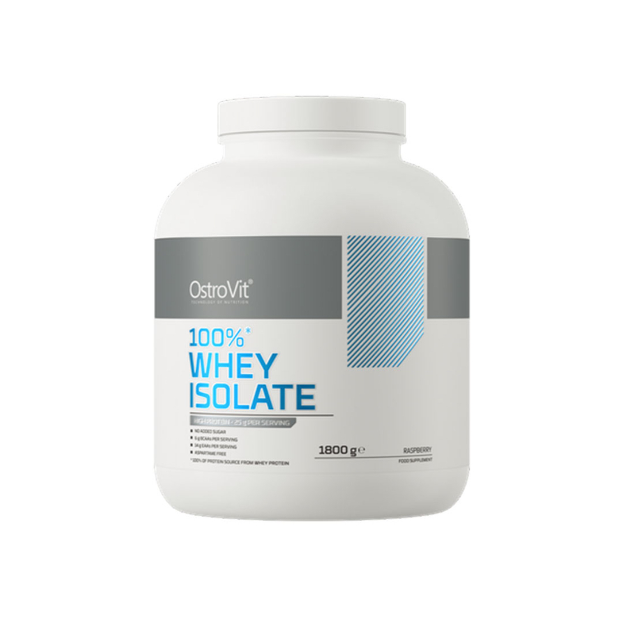 وی ایزوله استروویت (اورجینال - محصول کشور لهستان) تاریخ انقضا ۲۰۲۶ - Ostrovit 100% Whey Protein isolate 1.8 kg