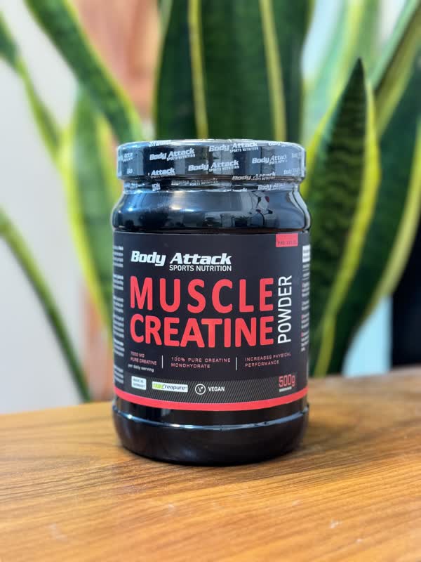 ماسل کراتین بادی اتک 500 گرم (اورجینال - انقضا محصول ۲۰۲۷) - BODY ATTACK MUSCLE CREATINE
