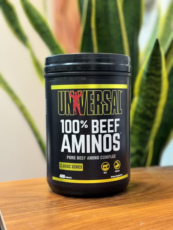 آمینو بیف یونیورسال 400 عددی (اورجینال - محصول کشور آمریکا) | Universal Nutrition 100% Beef Aminos انقضا 2026