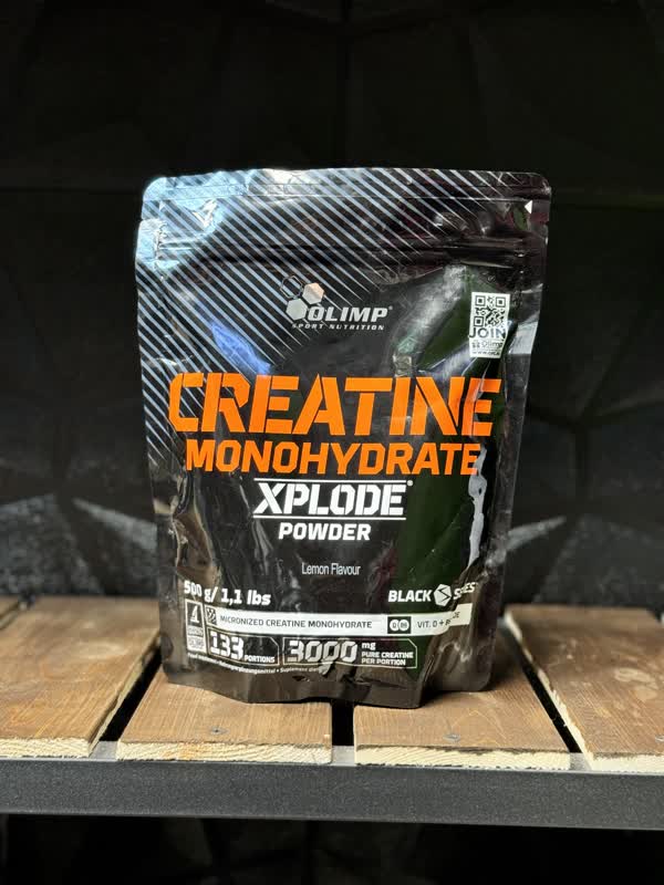 کراتین پاکتی اکسپلود الیمپ 500 گرم اورجینال سری جدید (محصول کشور لهستان) - Creatine Xplode Olimp