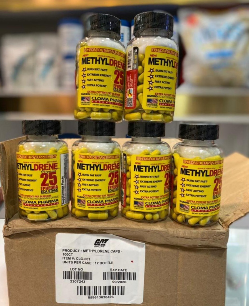 چربی سوز فوق حرفه ای میتل کلما فارما ۱۰۰ عددی (اورجینال امریکا) سری جدید انقضا ۲۰۲۷ | Spider man Methyldrene